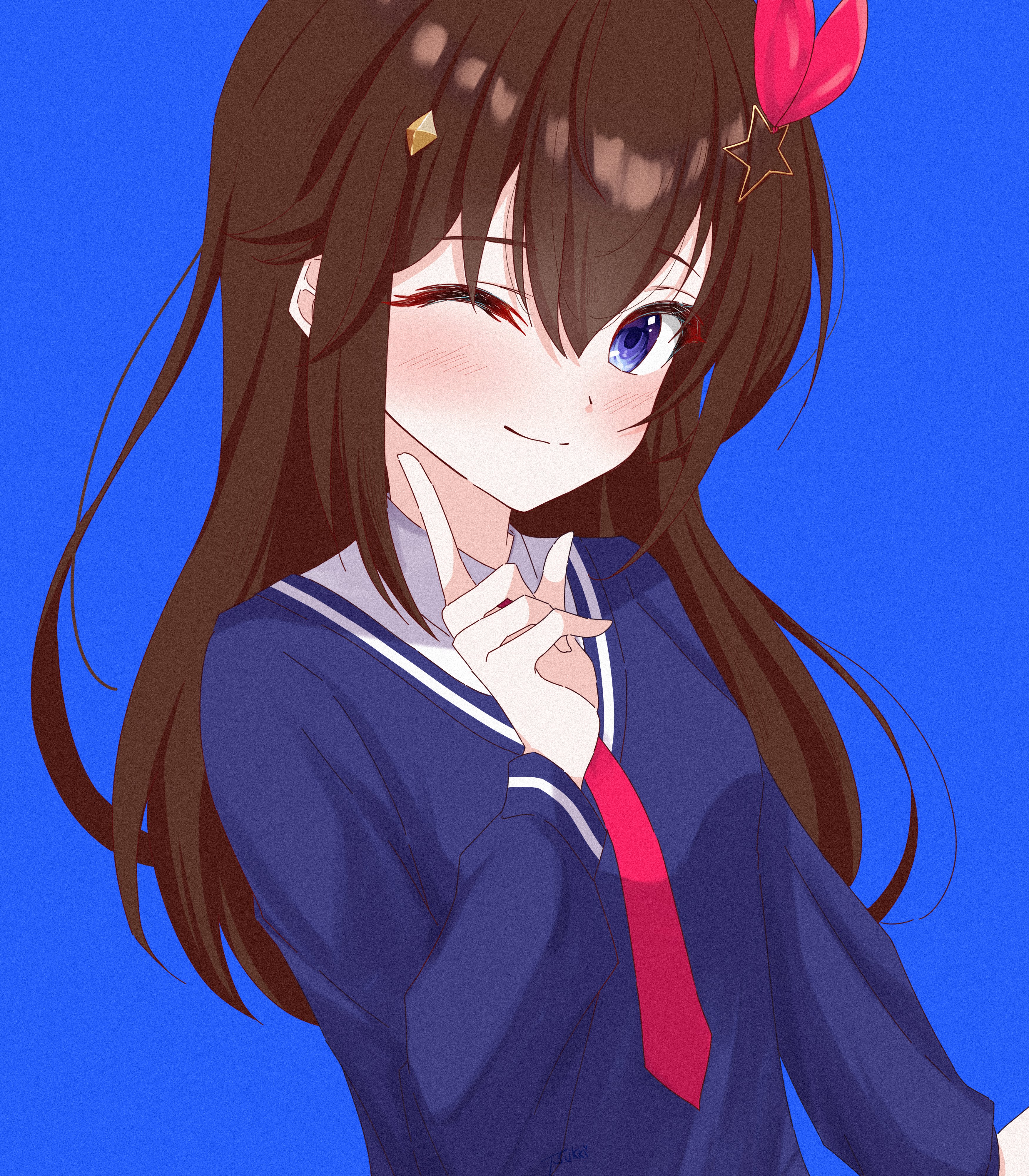 手描き】ときのそら大先輩だと気付かずイチャついてしまう火威青