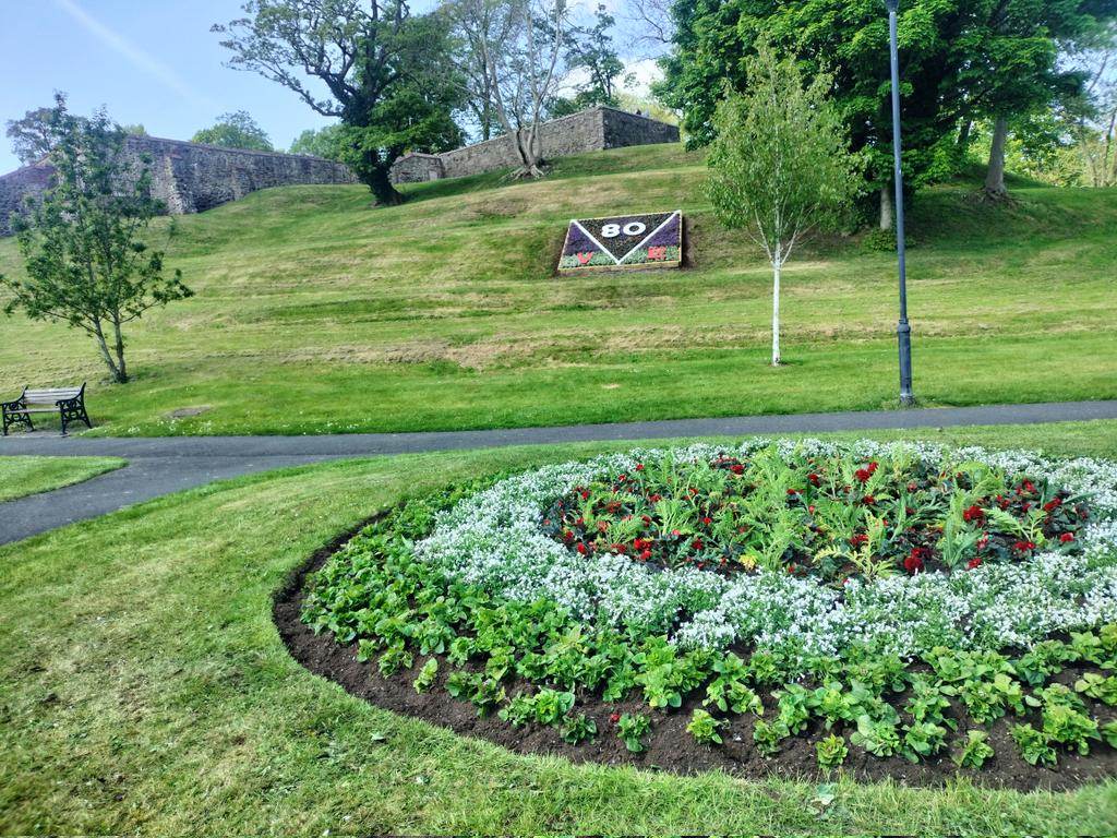 Our <a href="/lisburnccc/">LCCC</a> #VEDay80 floral badges are now on display in Lisburn, Dundonald and at the Hillsborough roundabout. Looking forward to our programme of events on Thursday lisburncastlereagh.gov.uk/w/commemorate-….
