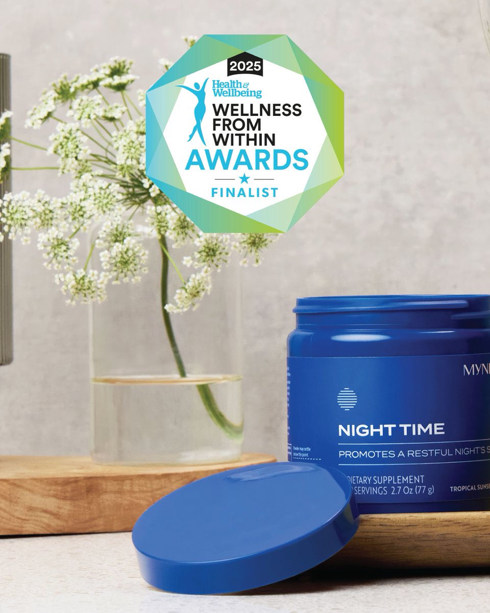 The Wellness from Within Awards chose MYND360™ Night Time  in its 2025 competition for its exceptional saffron ingredient. 🏅 Night Time uses the gold standard for saffron to help you get a restful and rejuvenated night's sleep. 

bit.ly/3EPsYjC   

#MYND360 #NuSkin