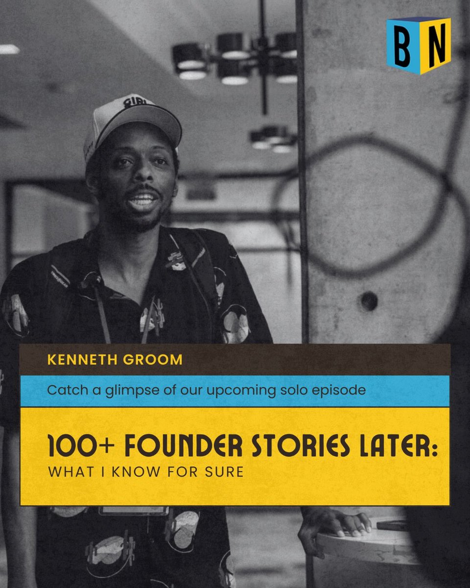 Beyond_Normal_'s tweet image. This week on Beyond Normal Media: 🎙️ "100+ Founder Stories Later: What I Know for Sure" — a powerful episode packed with real insights, hard-won lessons, and unfiltered founder wisdom. Don’t miss this deep dive into the minds behind the ventures.

#FounderWisdom