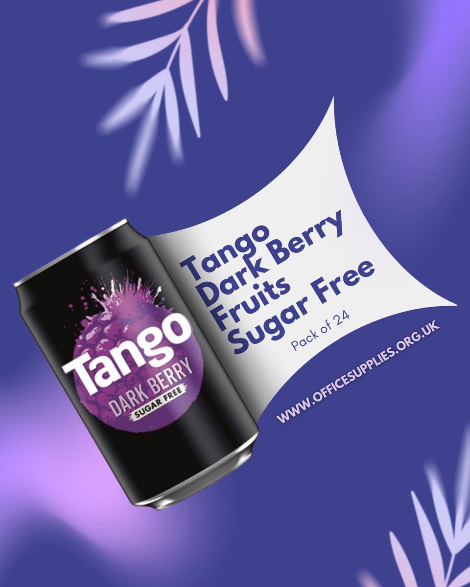 Tango is one of the most popular soft drinks in the country and the Dark Berries flavour is delicious and refreshing.
This drink is flavoursome without being overly sweet and is perfect for refreshment, any time of the day.

Shop below:
officesupplies.org.uk/catering/drink…