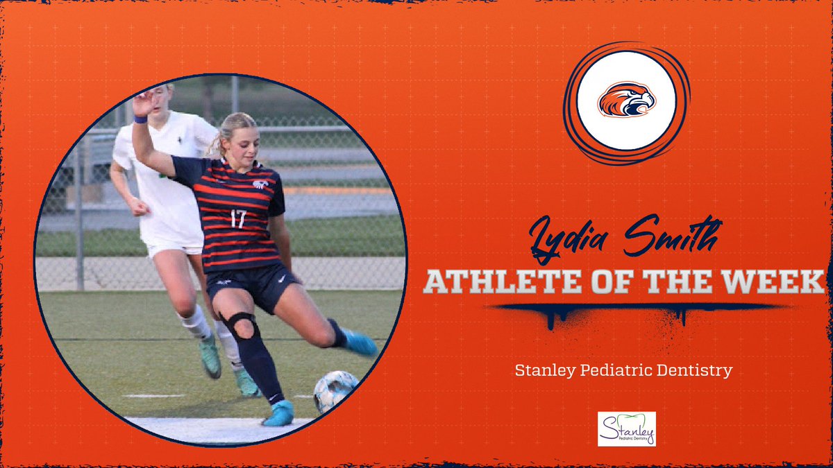 The Stanley Pediatric Dentistry Athlete of the Week is junior soccer player, Lydia Smith. She had 3 goals and an assist last week. These came at key times to take the lead early in a game or to help seal a victory. <a href="/OlatheEastHawks/">Olathe East High School</a> <a href="/OlatheESoccer/">Olathe East Soccer</a>