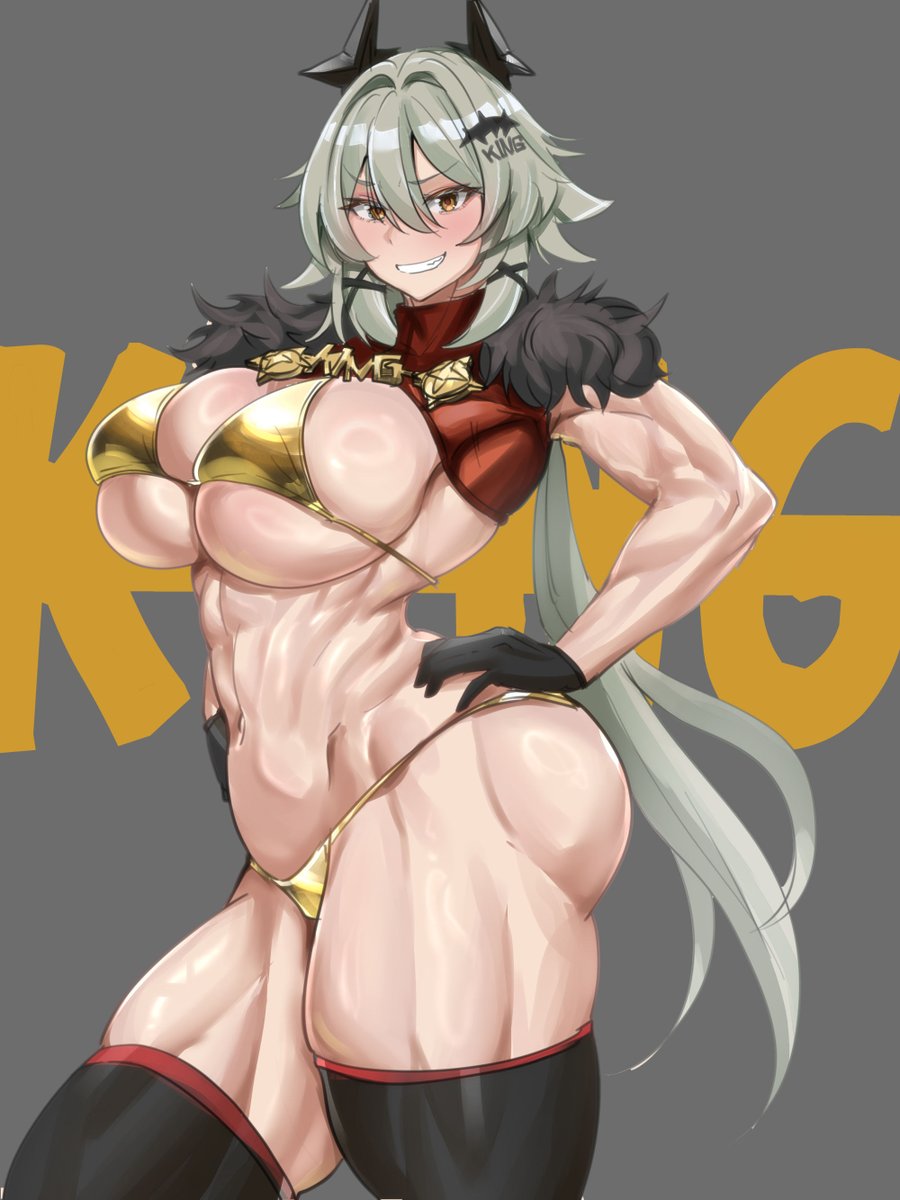 GWじゃなくてもここのところやたら金ビキニ描いてた 