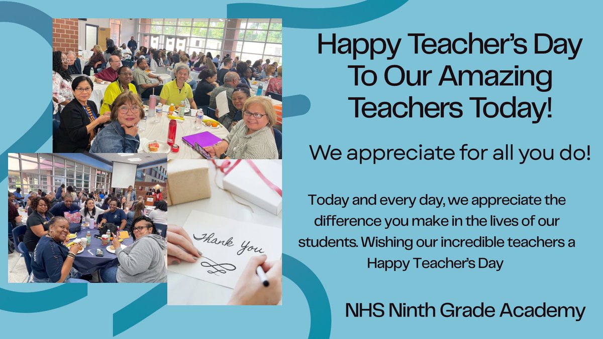 To the incredible teachers of NHS: We appreciate the difference you make in the lives of our students. Your dedication and hard work are the foundation of our school’s success. We are grateful for your support and inspiration. 
Wishing you a joyful Teacher’s Day!