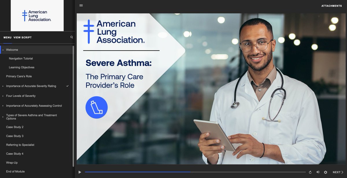 Healthcare providers often underestimate the severity of a patient’s asthma, leading to serious risks including long-term airway damage. Learn how to better assess severity with the new course offering Severe Asthma: The Primary Care Provider’s Role. shorturl.at/nclVm