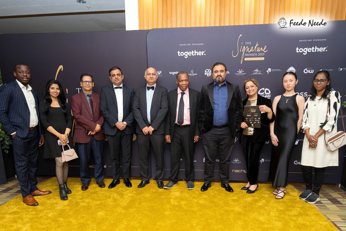 Feedo Needo was proud to sponsor The <a href="/SignatureAward/">The Signature Awards</a> Manchester 2025: a celebration of innovation, leadership, and impact among entrepreneurs in major cities, hosted by <a href="/NachuralEvents/">Nachural</a>.🎉👏
.
.
.
.
#EndTheHunger #FeedoNeedo #CommunitySupport #CommunityKindness #Gratitude