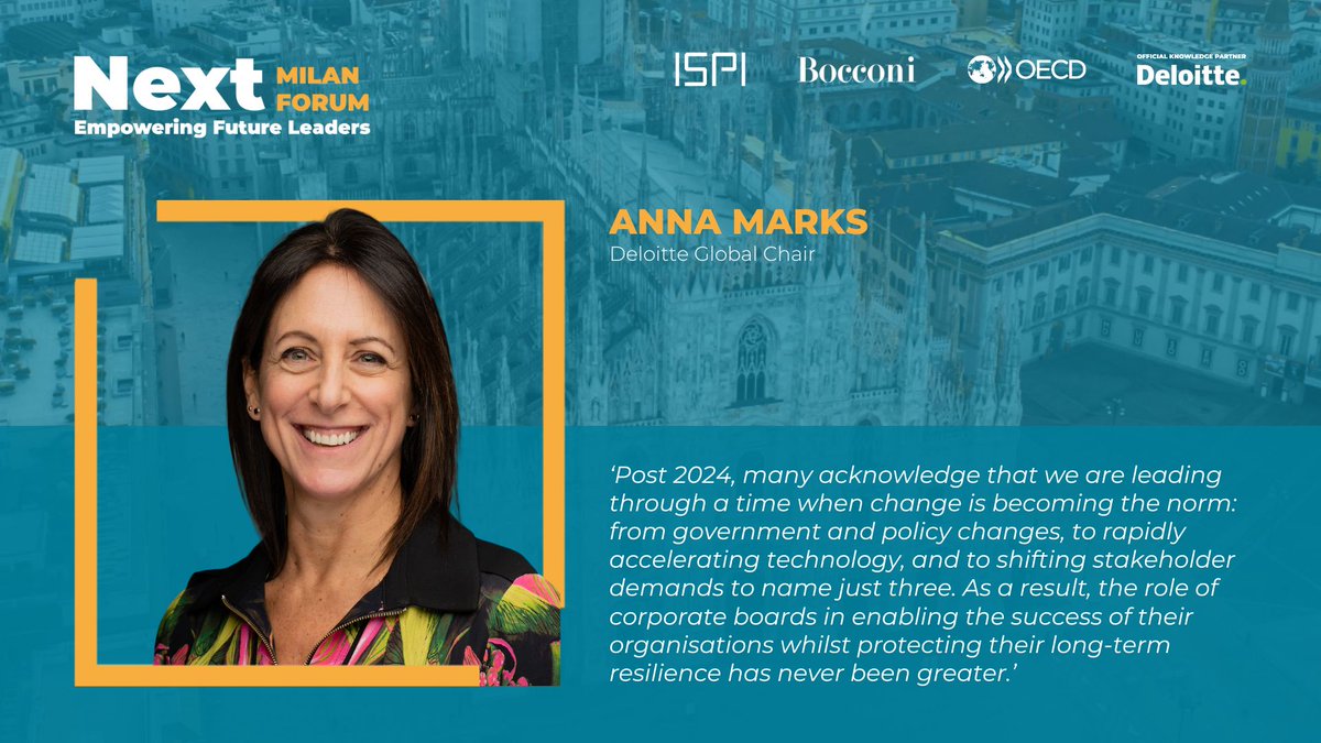 🎤 "Post 2024, many acknowledge that we are leading through a time when change is becoming the norm: from government and policy changes, to rapidly accelerating technology, and to shifting stakeholder demands to name just three. As a result, the role of corporate boards in