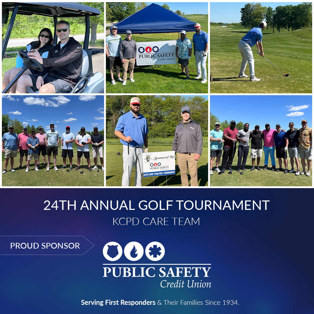 Yesterday was the perfect day to stroll the greens for a great cause! We proudly sponsored the KCPD CARE Team at their 24th Annual Golf Tournament at Shoal Creek Golf Course! Thank you to everyone involved in organizing this event.