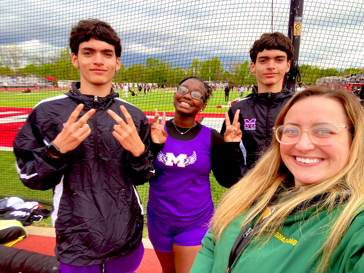 saigescircle's tweet photo. Sycamore had an amazing start to the GMCs yesterday! With an iconic 9:57 4x800, a 9-0 pole vault, and a special 1st place with a 5-0.25 in high jump!
It was so fun running into some Middies I used to coach, loved being able to cheer them on again!
Here goes FINALS!
@gmcsports https://t.co/hhbUAGuiwl