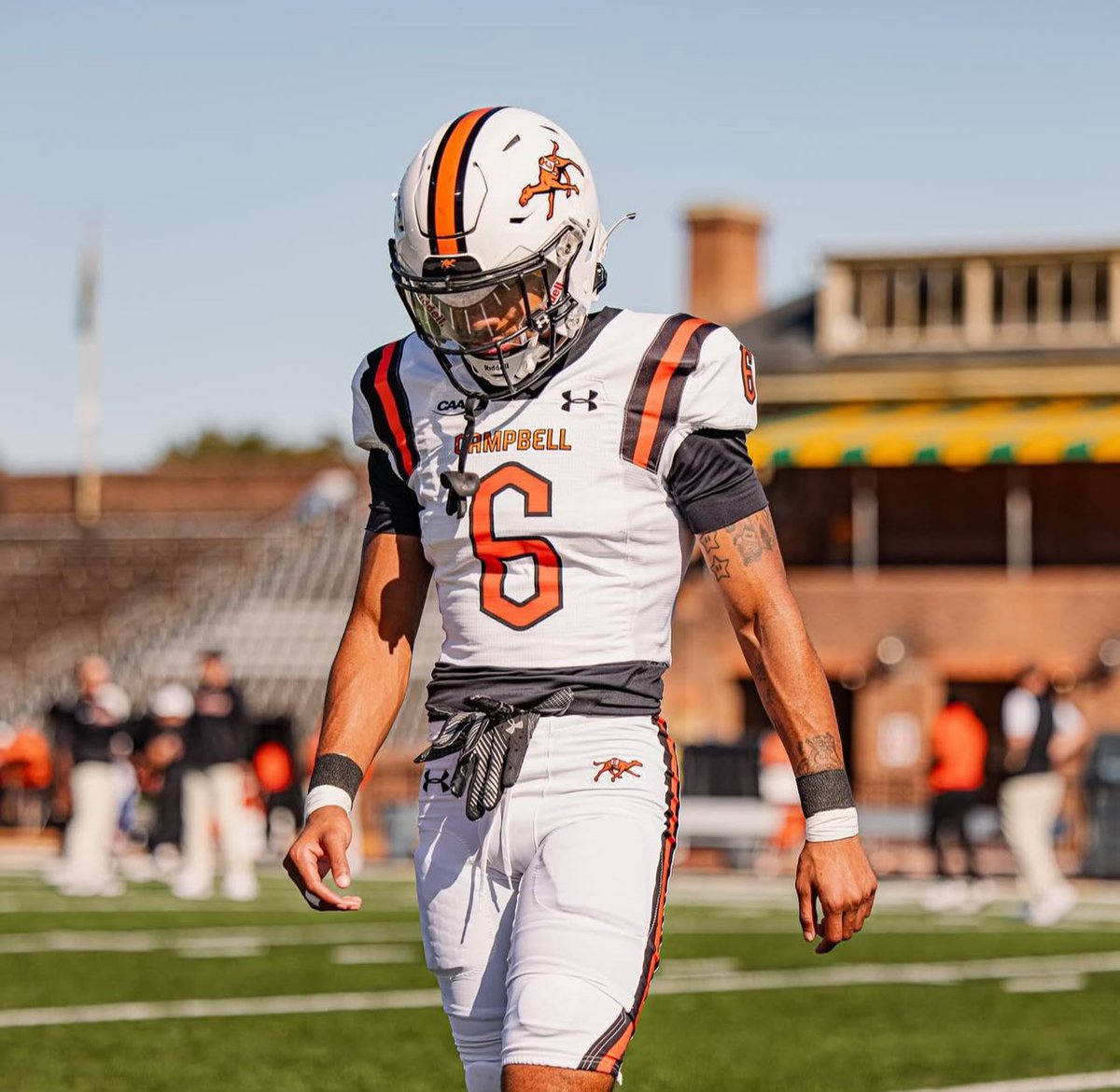 #AGTG after a great conversation with <a href="/CoachSutton88/">Luke Sutton</a> I’m blessed to receive an offer from <a href="/GoCamelsFB/">Campbell Football</a> !!
<a href="/CoachEAmoako/">Eric Amoako</a> <a href="/MattRochester50/">Matthew Rochester</a> <a href="/twilkes13/">Thomas Wilkes</a> <a href="/T_Wright66/">Tyson Wright</a> @On3Recruits