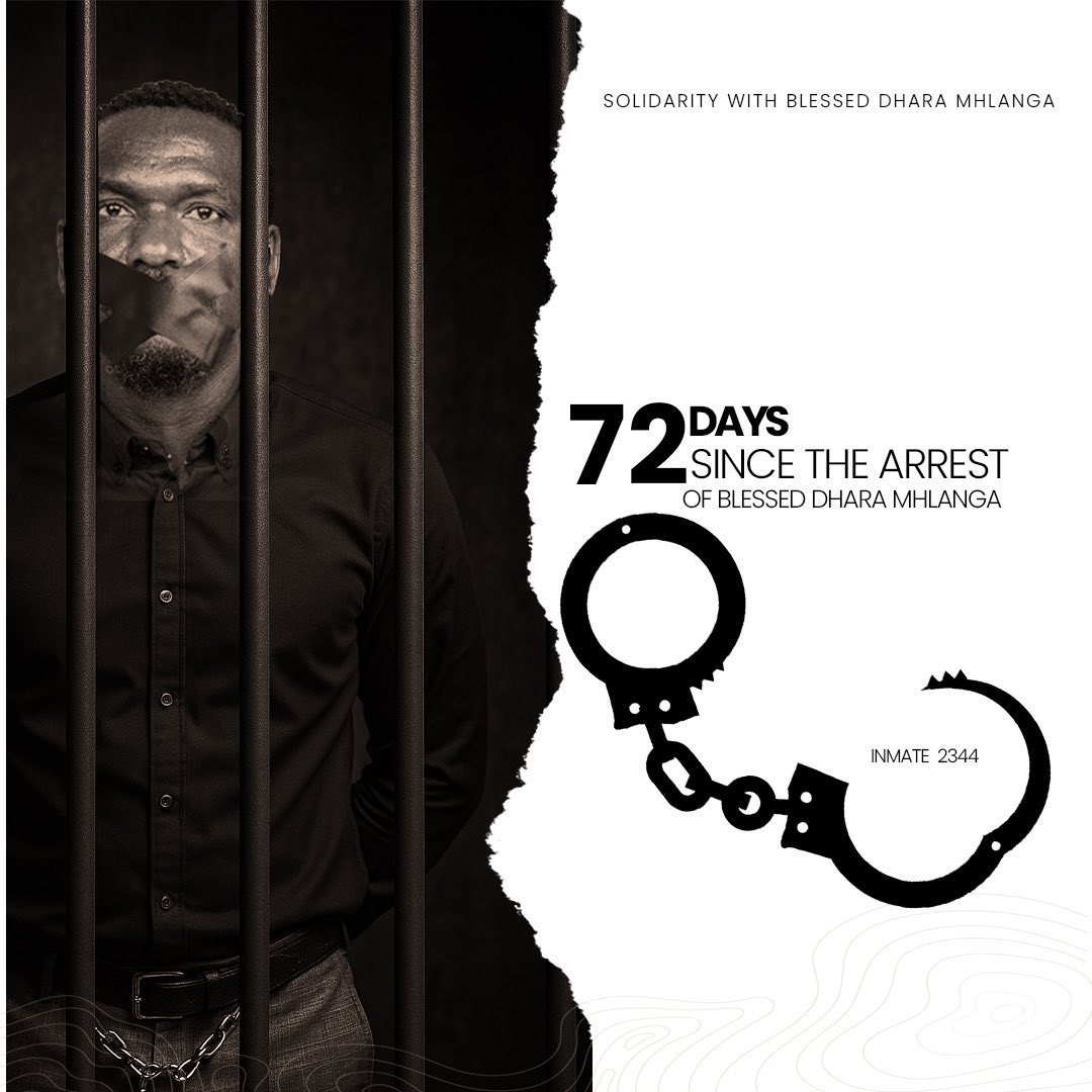 newshourZW (@newshourzw) on Twitter photo Breaking News: After 72 days in pretrial detention, journalist <a href="/bbmhlanga/">Dhara Blessed Mhlanga HSTV</a> has been granted bail by Justice Gibson Mandaza.
Bail was set at $500—up from the initially proposed $200—and he is prohibited from changing his place of residence pending trial. Breaking News: After 72 days in pretrial detention, journalist <a href="/bbmhlanga/">Dhara Blessed Mhlanga HSTV</a> has been granted bail by Justice Gibson Mandaza.
Bail was set at $500—up from the initially proposed $200—and he is prohibited from changing his place of residence pending trial.