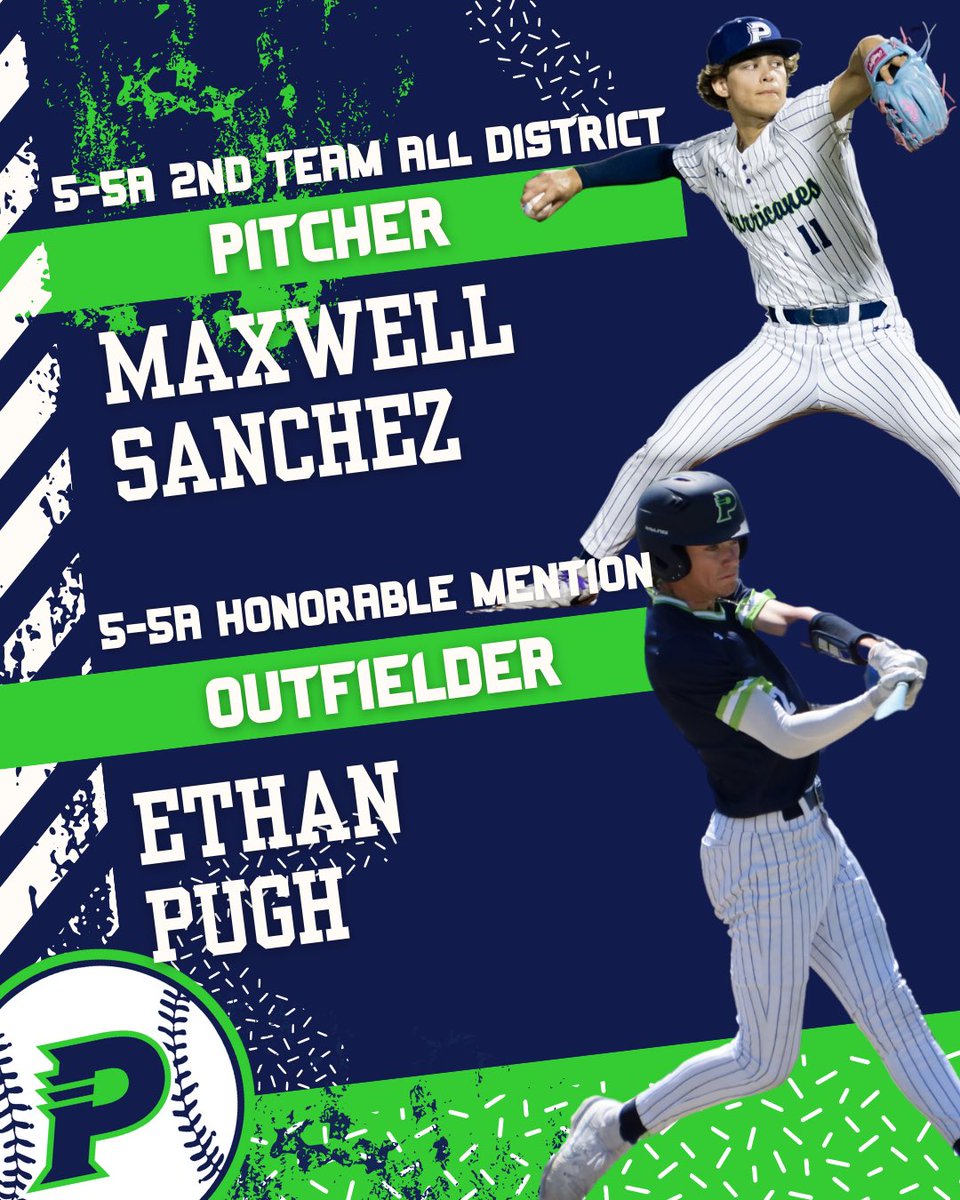 Congratulations to these Hurricane’s for being named to the LHSAA 5-5A All District Teams, as voted on by the Head Coaches of the district