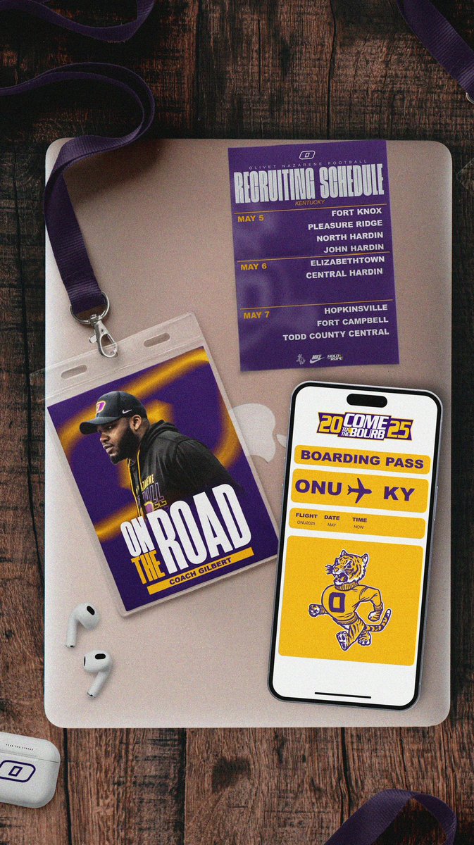 Coach Gilbert is on the road! 
- 
#HateAverageBeGREAT #WinTheWest #FearTheStreak #TheTigerWay #R837 #ComeToTheBourb #HoldTheRope
