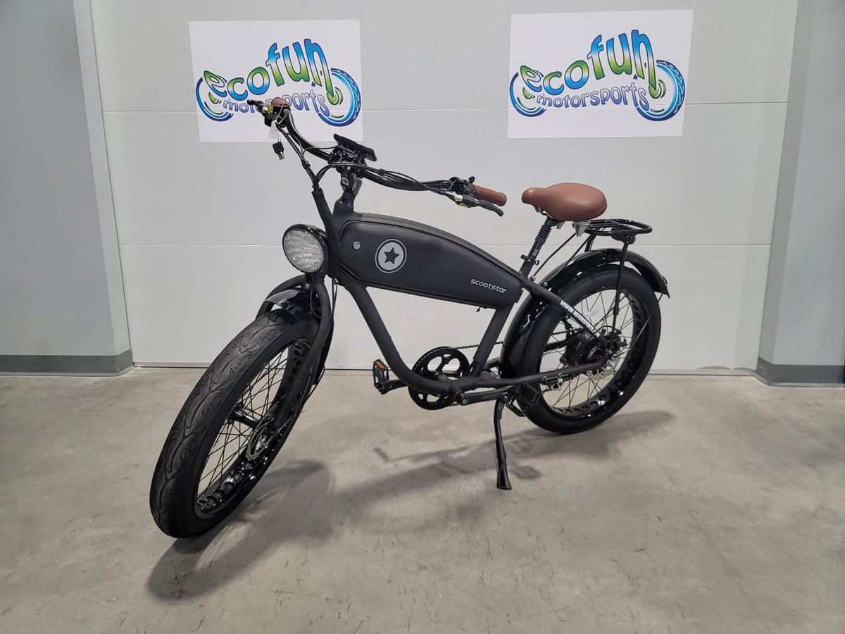 The Cruisestar 750W Electric bikes have been riding out the doors at an incredible pace at both the Forest Lake and Burnsville stores. Hurry in to one of our stores; the sale price of $999 ($2399 MSRP) won't last long.
@scootstar #cruisestar #ebikefun #electricbikesale #summerfun
