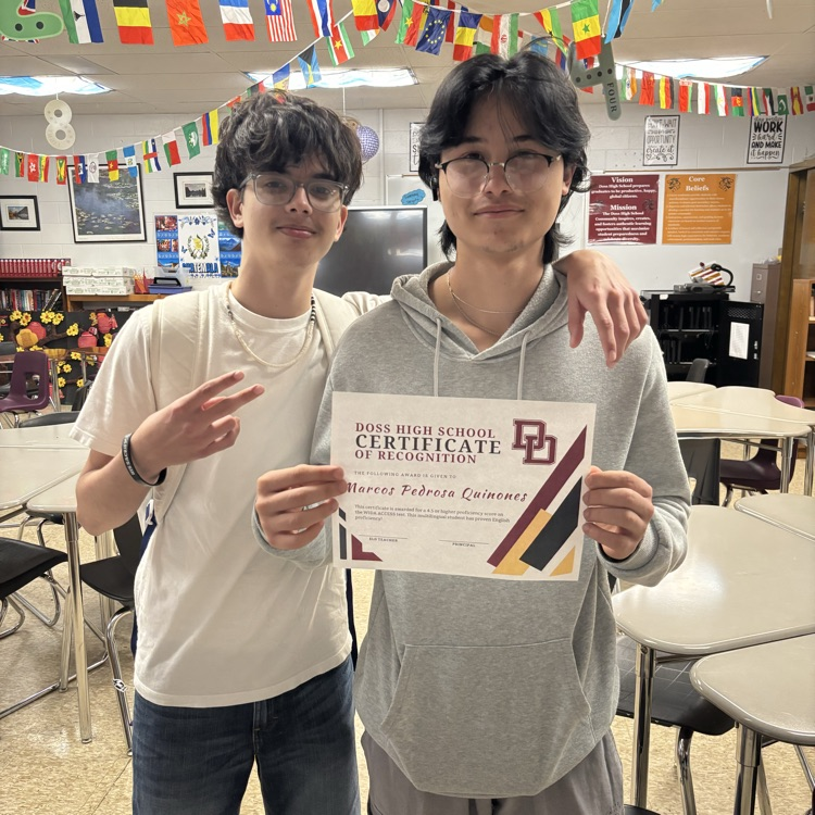 Doss_High's tweet image. Celebrating our multi-lingual learners who passed their ACCESS exams!!! Congratulations 🎉