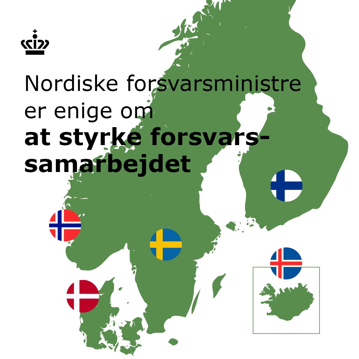 Der er afgørende, at de nordiske lande står endnu tættere sammen i den nuværende sikkerhedspolitiske situation. 

Sådan lyder hovedbudskabet fra de nordiske forsvarsministre, der i dag mødtes til NORDEFCO-forsvarsministermøde i det nordlige Finland.