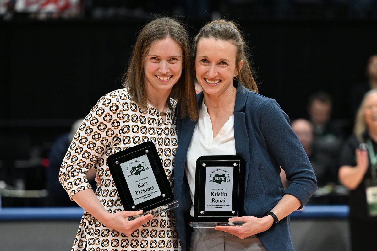 Kari Daugherty Pickens Joins Family Members into OHSAA Circle of Champions
By Jarrod Ulrey, for OHSAA.org

Kari Daugherty Pickens coached Ashland University to win the 2022-23 Division II national championship.

Read the OHSAA article
ohsaa.org/news-media/art…