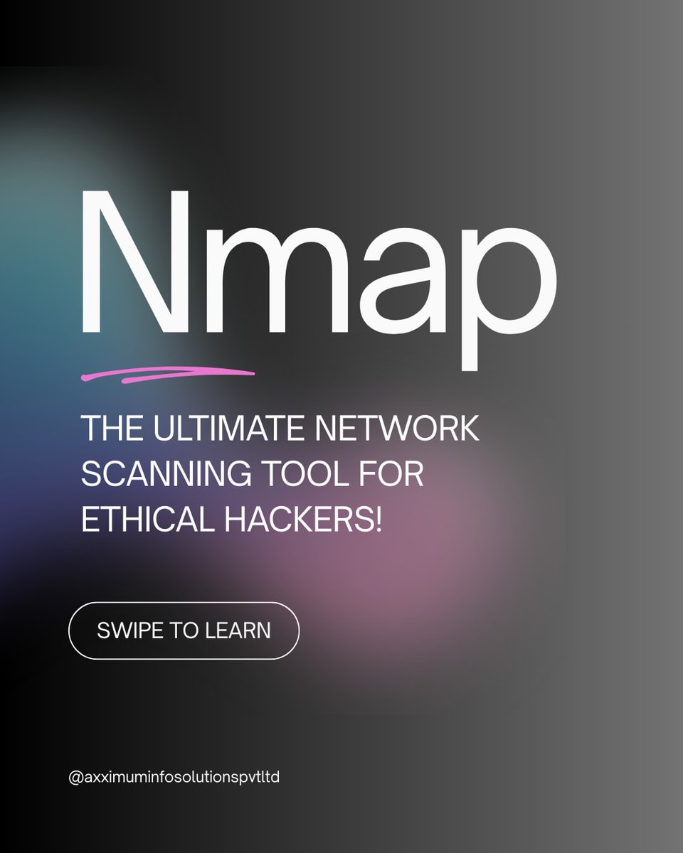 Anastasis_King's tweet image. Nmap: The Ultimate Network Scanner for Ethical Hackers &amp;amp; Sysadmins 🧭🌐🔍

#Nmap #NetworkScanning #CyberSecurity #EthicalHacking #InfoSec #PortScanner #EducationOnly #RedTeamTools #NetworkSecurity