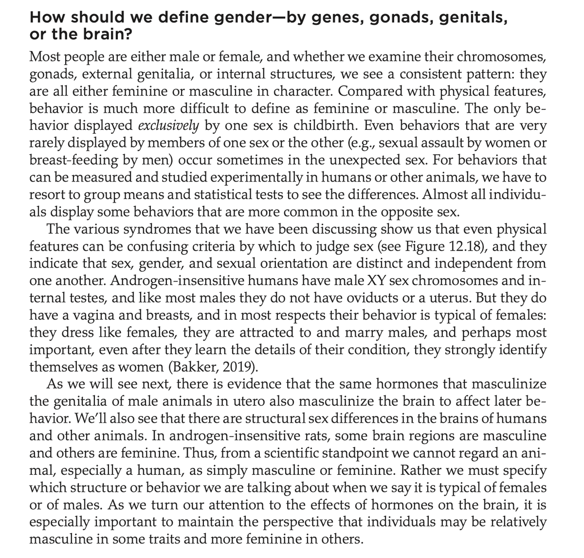 alexsroesch's tweet photo. @dots_jenny @RichardDawkins I'll just leave you with some passages to consider from from Breedlove &amp; Watson's Behavioural Neuroscience, Chapter 12 Sex, p397 &amp; 402 (9th Ed): https://t.co/fBzE8FZZTz