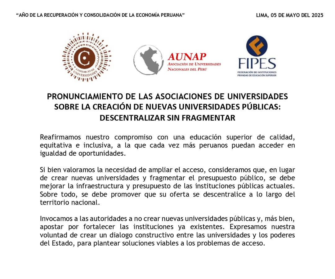 #ComunicadoConsorcio