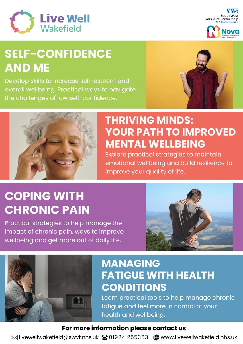 🎉Exciting news! 🎉We're thrilled to relaunch our FREE workshops aimed at helping individuals learn #selfmanagement tools to feel empowered in improving their wellbeing.