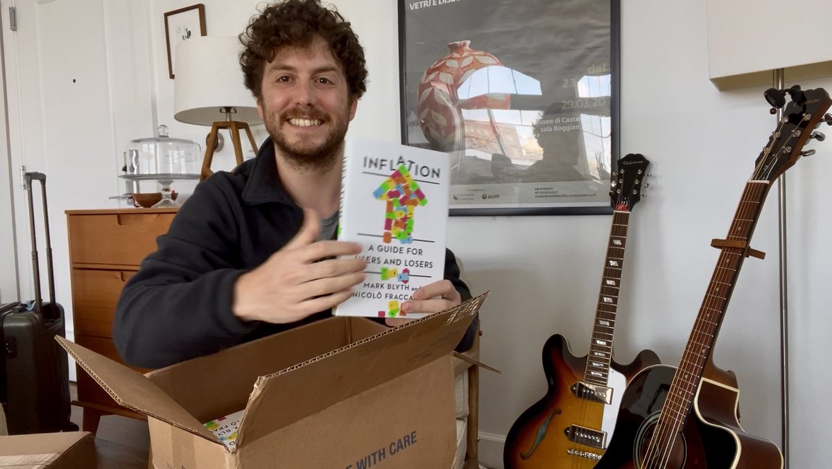 Nicolò Fraccaroli (@nicfraccaroli) on Twitter photo My book #INFLATION with <a href="/MkBlyth/">Mark Blyth</a> is coming out today! Get a copy in any bookstores or online! My book #INFLATION with <a href="/MkBlyth/">Mark Blyth</a> is coming out today! Get a copy in any bookstores or online!