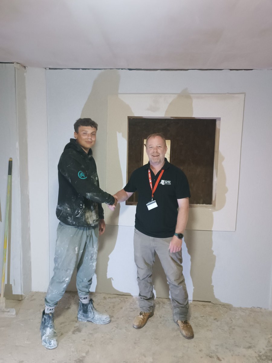NPTC Plastering (@nptcplastering) on Twitter photo 1st year apprentice Curtis having a go with <a href="/SGWeberUK/">Weber UK & Ireland</a> products in the workshop today. Curtis is being congratulated on his efforts by his tutor Danny. Great job 👏 <a href="/NPTC_Pathways/">Pathways Training</a> <a href="/NPTCGroup/">Grŵp Colegau NPTC Group of Colleges</a> 1st year apprentice Curtis having a go with <a href="/SGWeberUK/">Weber UK & Ireland</a> products in the workshop today. Curtis is being congratulated on his efforts by his tutor Danny. Great job 👏 <a href="/NPTC_Pathways/">Pathways Training</a> <a href="/NPTCGroup/">Grŵp Colegau NPTC Group of Colleges</a>