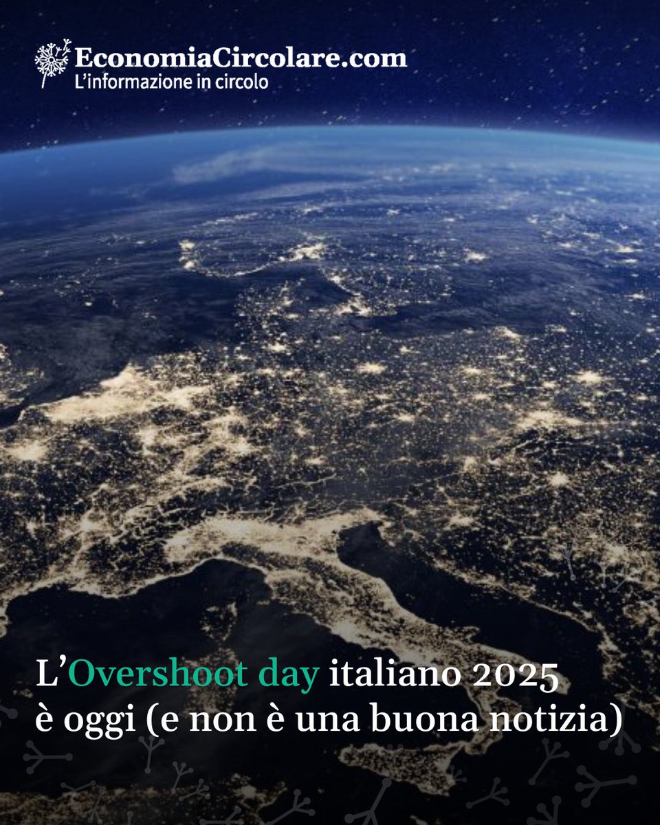 Quest’anno l’Italian Overshoot day è oggi, 6 maggio 2025, l’anno scorso è stato il 19 maggio. Nonostante i dichiarati sforzi in termini di ecosostenibilità e transizione energetica, il consumo di risorse rimanga elevato
