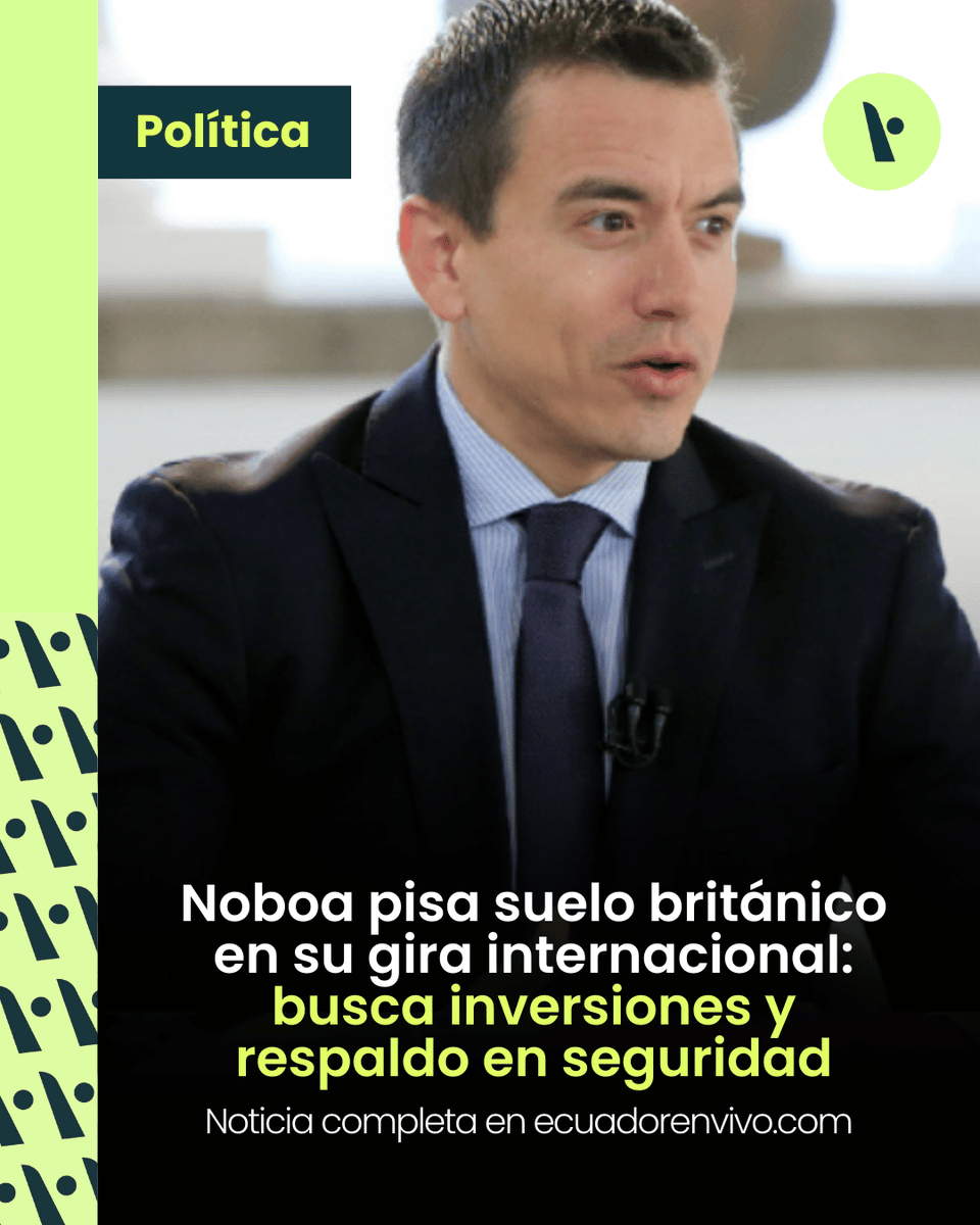 ecuadorenvivo (@ecuadorenvivo) on Twitter photo ✈️ <a href="/DanielNoboaOk/">Daniel Noboa Azin</a> llegó a Londres en su gira internacional, buscando atraer inversión y alianzas estratégicas para Ecuador 🇪🇨🤝🇬🇧. Reuniones de alto nivel y agenda reservada marcan esta nueva escala.
🔗 Conoce todos los detalles:
ecuadorenvivo.com/blog/2025/05/0…
#GiraNoboa ✈️ <a href="/DanielNoboaOk/">Daniel Noboa Azin</a> llegó a Londres en su gira internacional, buscando atraer inversión y alianzas estratégicas para Ecuador 🇪🇨🤝🇬🇧. Reuniones de alto nivel y agenda reservada marcan esta nueva escala.
🔗 Conoce todos los detalles:
ecuadorenvivo.com/blog/2025/05/0…
#GiraNoboa