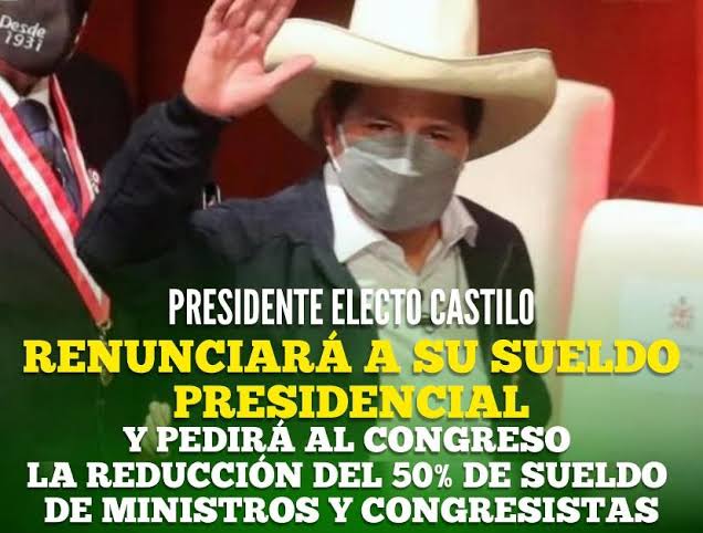 ZairaArias92's tweet photo. Mientras Pedro Castillo prometía renunciar a su sueldo y reducir el de congresistas, Dina quiere duplicarlo a más de S/35 mil.
Por eso lo vacaron, para q siga la repartija mientras el pueblo pasa hambre.
No sólo traicionó al presidente, traicionó la propuesta política del pueblo. https://t.co/1PSNZkDeEP