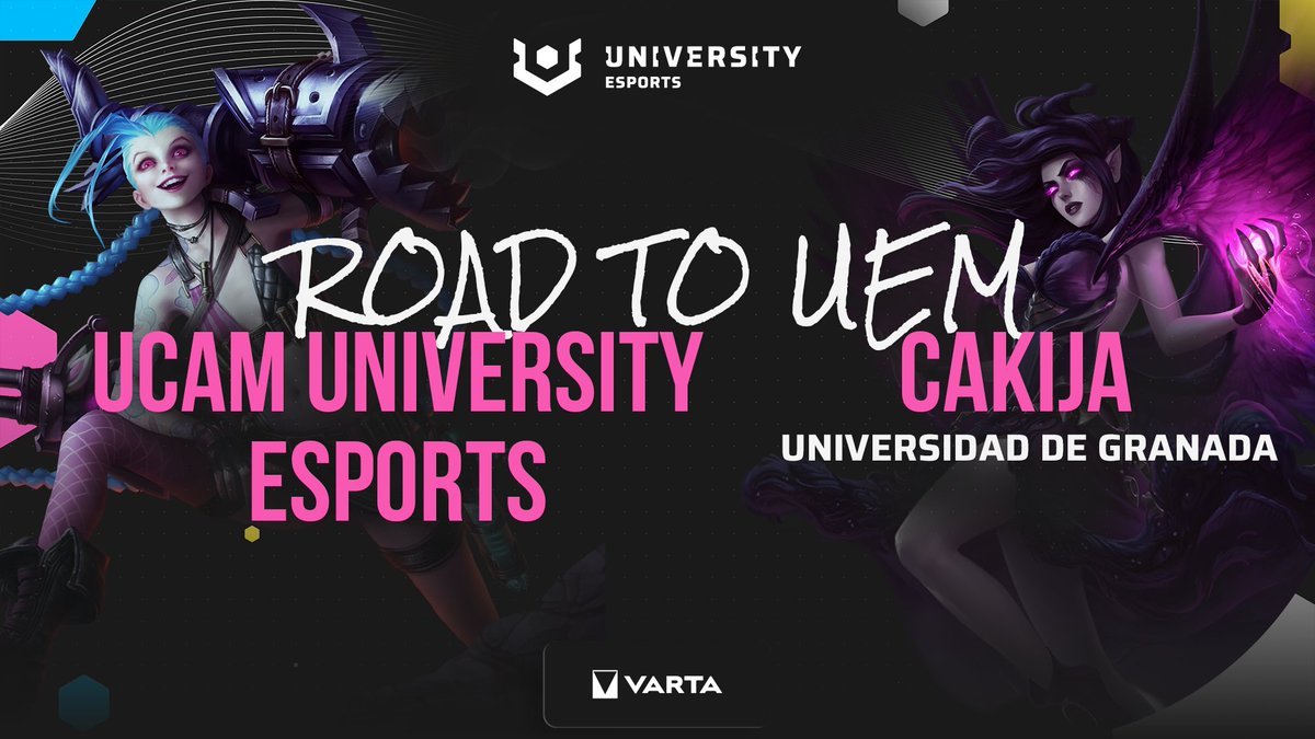 UNIVERSITY Esports Spain 🇪🇸 (@university_es) on Twitter photo ¡Ya tenemos clasificados de LoL para <a href="/uemasters/">UNIVERSITY Esports Masters 🇪🇺</a>!
Enhorabuena a <a href="/UCAM_esports/">UCAM Esports</a> y a <a href="/CanalUGR/">Universidad Granada</a> por el pase 🎉
¡Nos vemos en Europa! ¡Ya tenemos clasificados de LoL para <a href="/uemasters/">UNIVERSITY Esports Masters 🇪🇺</a>!
Enhorabuena a <a href="/UCAM_esports/">UCAM Esports</a> y a <a href="/CanalUGR/">Universidad Granada</a> por el pase 🎉
¡Nos vemos en Europa!