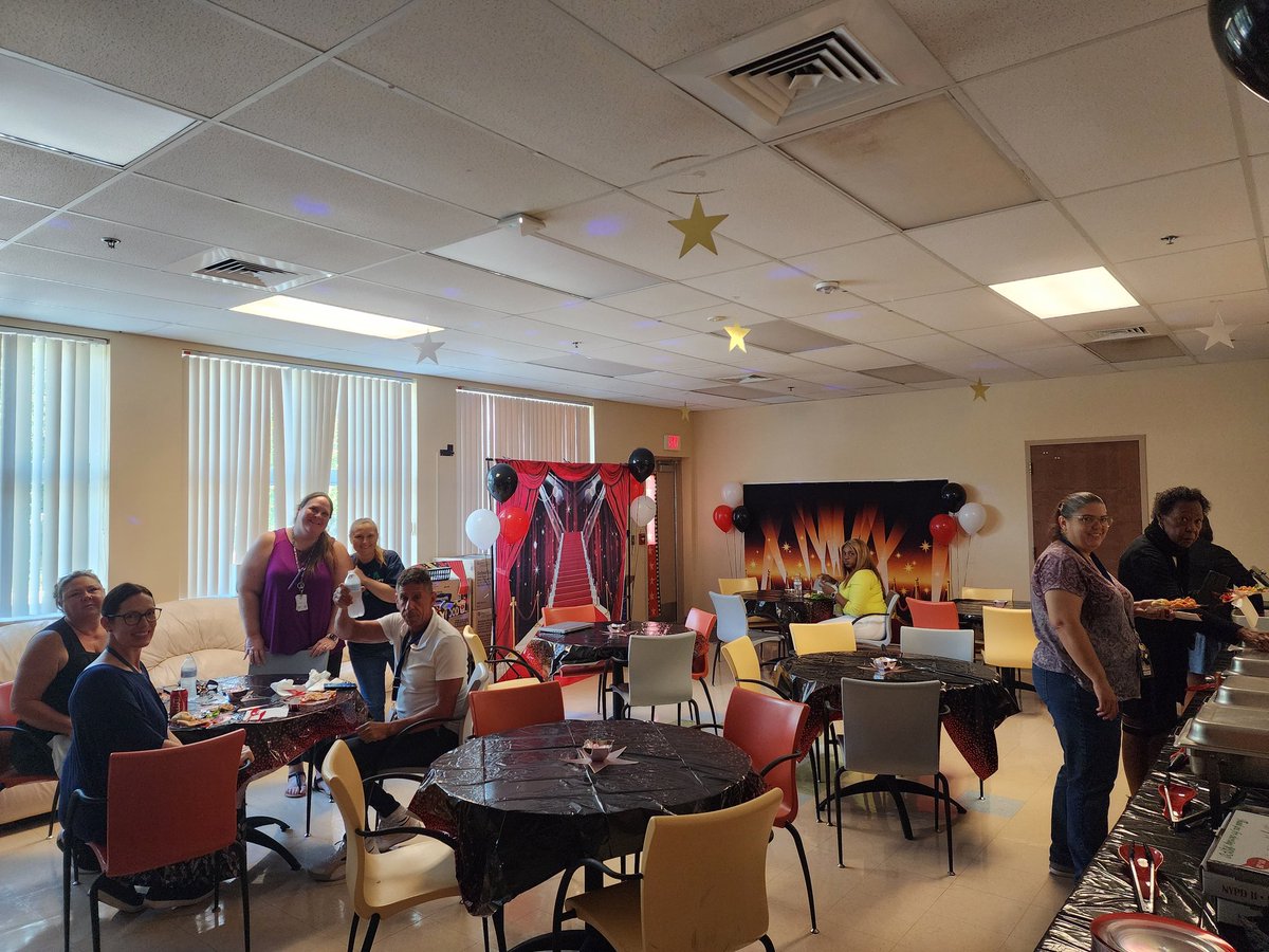 Staff Appreciation Luncheon for day 2. Welcome to the VIP Walk of Fame! 
#ThankATeacher 
#weroarwithpride