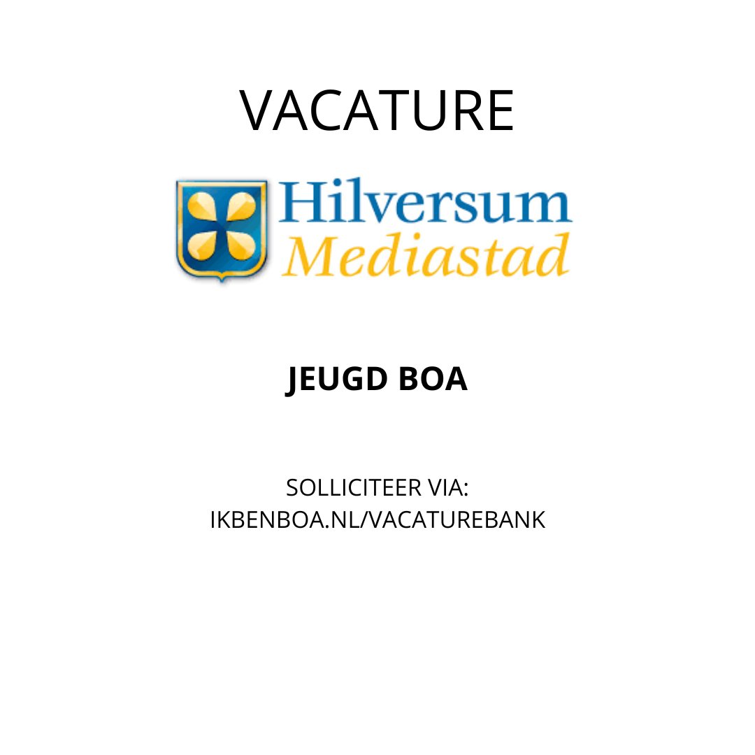 VACATURE:
Gemeente Hilversum is op zoek naar:
JEUGD BOA

Nieuwsgierig of direct solliciteren?  
Kijk op onze BOA Vacaturebank: 
ikbenboa.nl/vacature/gemee…

#boa #handhaving #hilversum #vacature