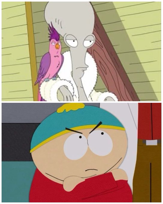 StardustNova27's tweet image. Between Roger and Eric Cartman, who is the pettiest?