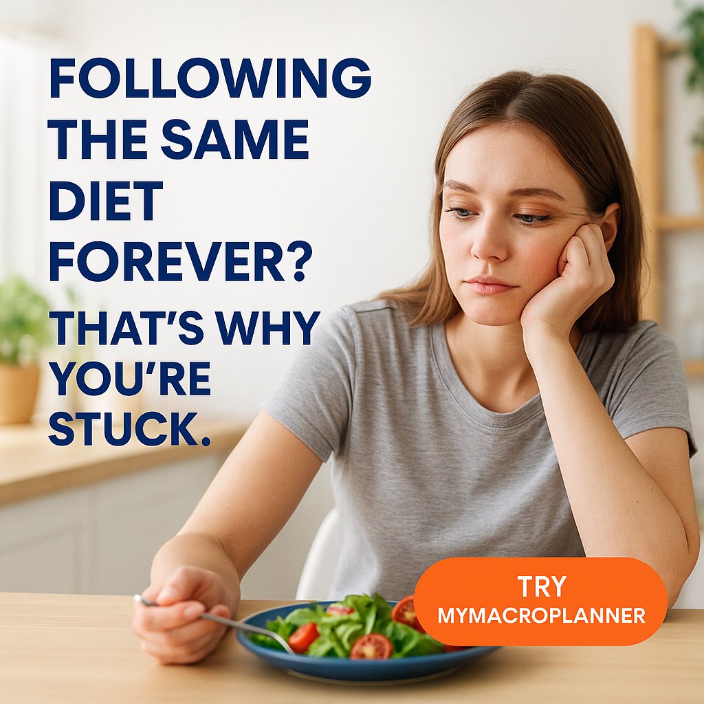 MyMacroPlanner's tweet image. &quot;Following the same diet forever? That’s why you’re stuck. 🔒&quot;
Your body changes. So should your plan.
👉 Visit MyMacroPlanner.com and adapt smart!

#nutrition #fitness #health #healthylifestyle #healthyfood #weightloss #wellness #gym #motivation #healthyeating #mealprep