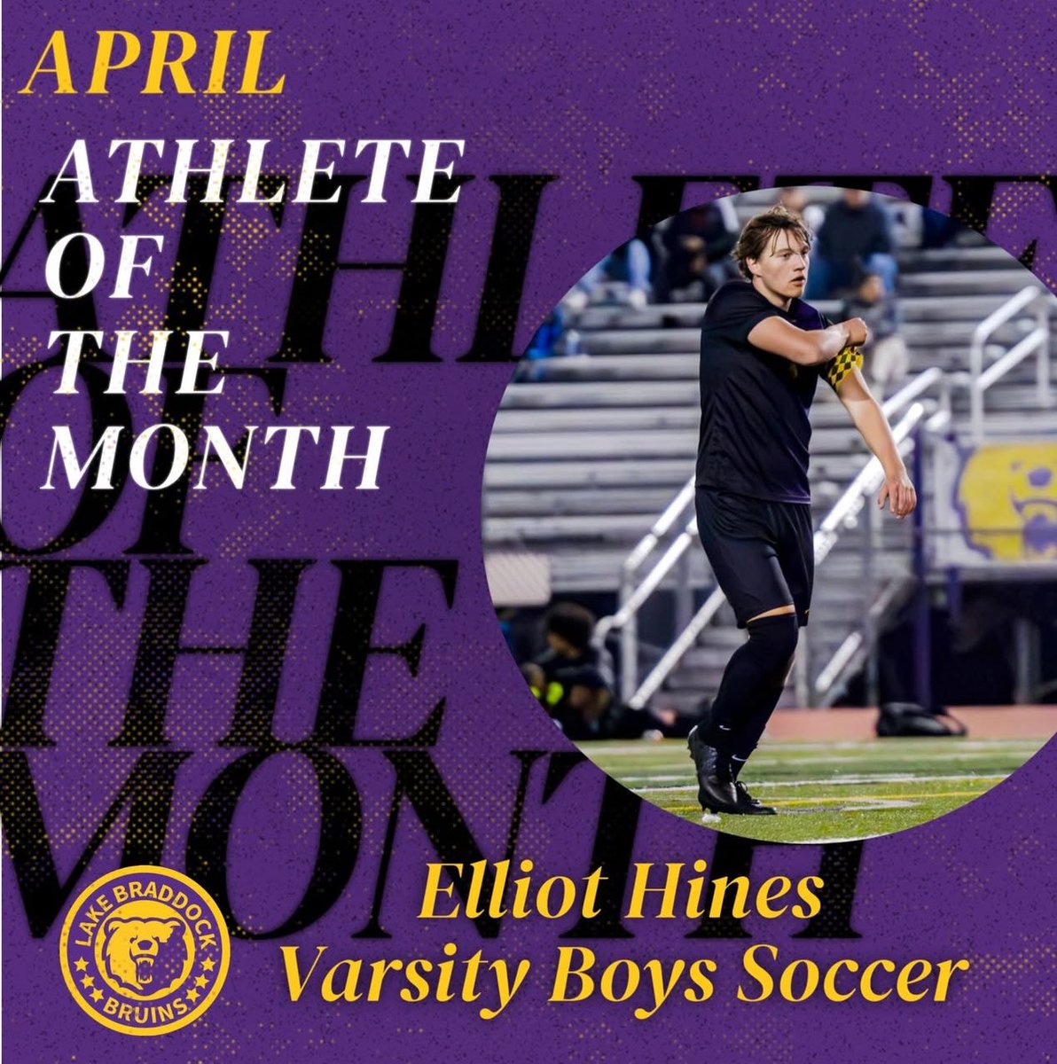 Senior Captain, Elliot Hines, named athlete of the month for April for LB athletics <a href="/LBathletic/">LB Bruins Athletics</a> ….keep making the Bruins proud of you !!!