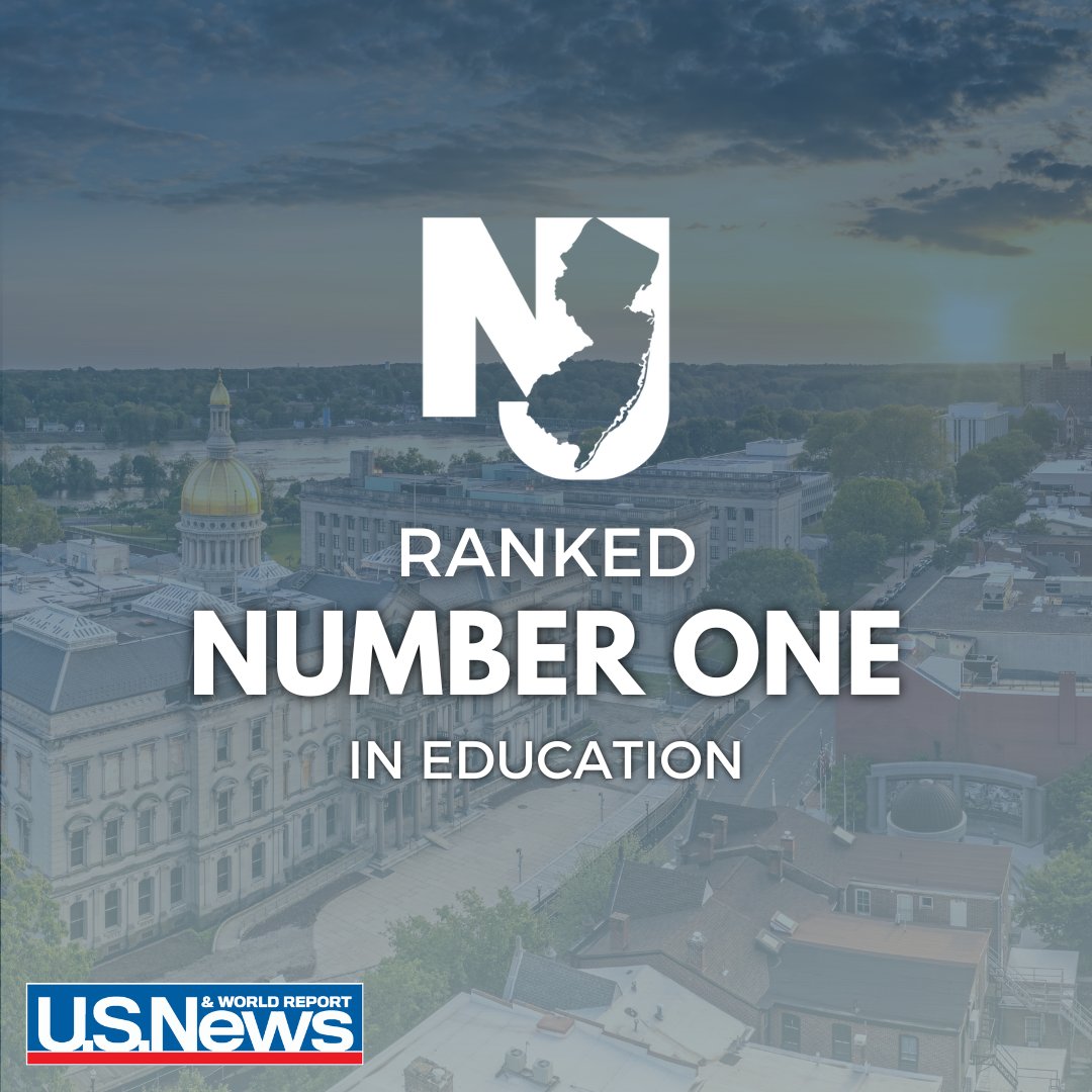 Governor Phil Murphy (@govmurphy) on Twitter photo New Jersey was just named the #1 state in the nation for education by <a href="/usnews/">U.S. News & World Report</a>!
We have the best public schools in the country because we challenge our students, value our teachers, and invest in learning from a young age. #BestStates
usnews.com/news/best-stat… New Jersey was just named the #1 state in the nation for education by <a href="/usnews/">U.S. News & World Report</a>!
We have the best public schools in the country because we challenge our students, value our teachers, and invest in learning from a young age. #BestStates
usnews.com/news/best-stat…