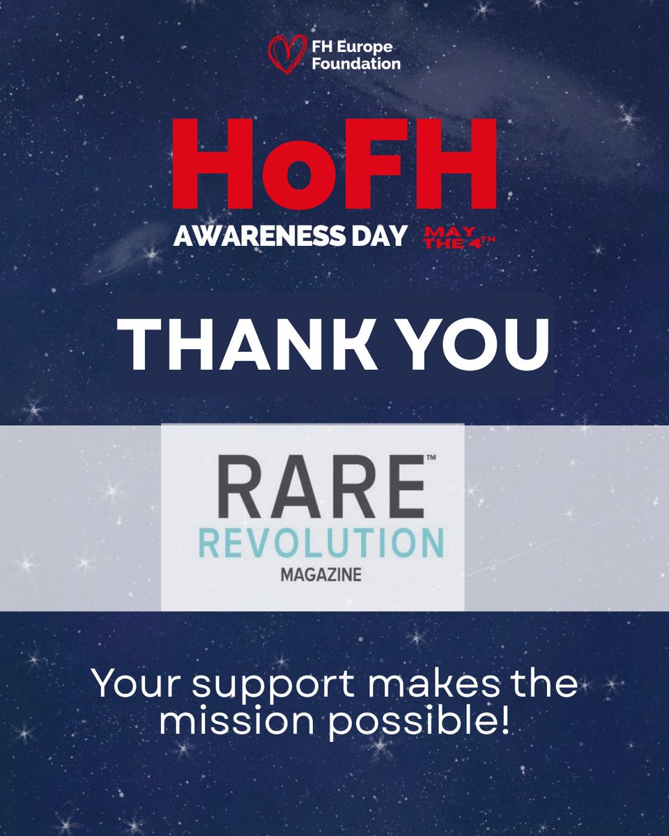 RARE Revolution Magazine (@rarerevolutionm) on Twitter photo Before the day ends, meet HoFH Ambassadors and hear their powerful stories. Discover HoFH's impact on individuals and families: youtube.com/watch?v=-5wiuh… Thanks to RARE Revolution Magazine for the #Unite4HoFH opportunity! <a href="/fhpatienteurope/">FH Europe Foundation</a> Before the day ends, meet HoFH Ambassadors and hear their powerful stories. Discover HoFH's impact on individuals and families: youtube.com/watch?v=-5wiuh… Thanks to RARE Revolution Magazine for the #Unite4HoFH opportunity! <a href="/fhpatienteurope/">FH Europe Foundation</a>