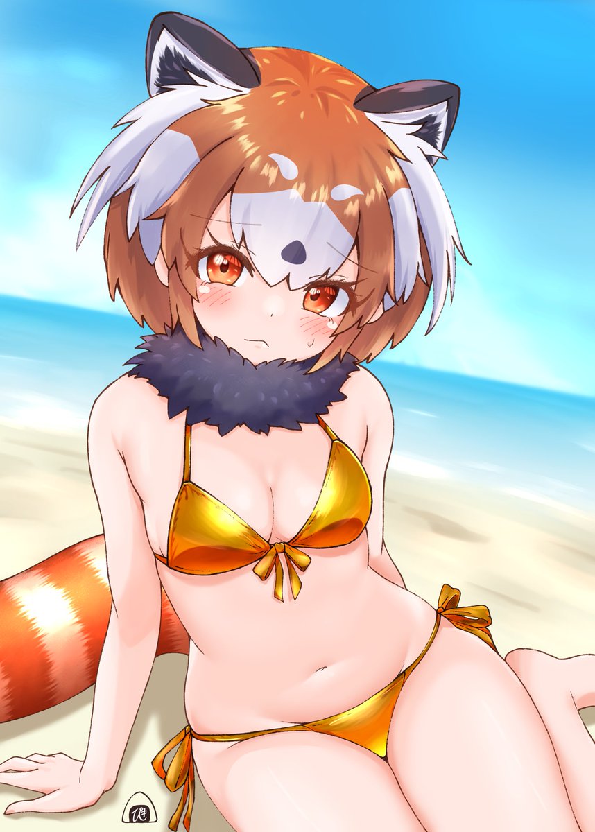 GWは6連勤だったのでレッパンちゃんに金ビキニ着てもらうね... 