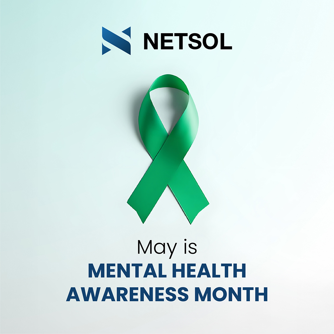 NETSOLTech's tweet photo. This Mental Health Awareness Month, we’re reminding everyone that mental well-being matters – at work and beyond. Let’s continue breaking the stigma, supporting one another and prioritizing mental health every day.
#netsoltech #mentalhealthawarenessmonth #mentalhealthawareness #endthestigma #supporteachother #strongertogether #peoplefirst #employeewellbeing #companyculture #netsolcares
