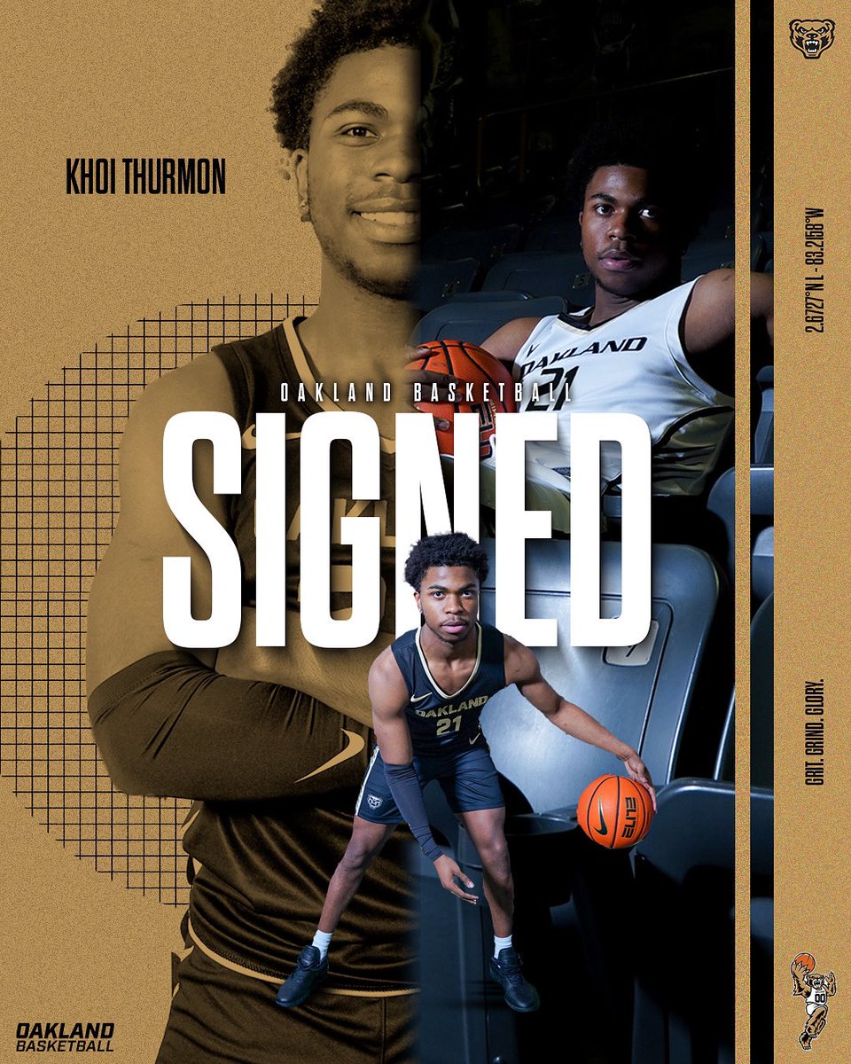 OaklandMBB's tweet image. Welcome to the 248 Khoi‼️
We’re excited for our new addition to the Black and Gold!⚫️🟡