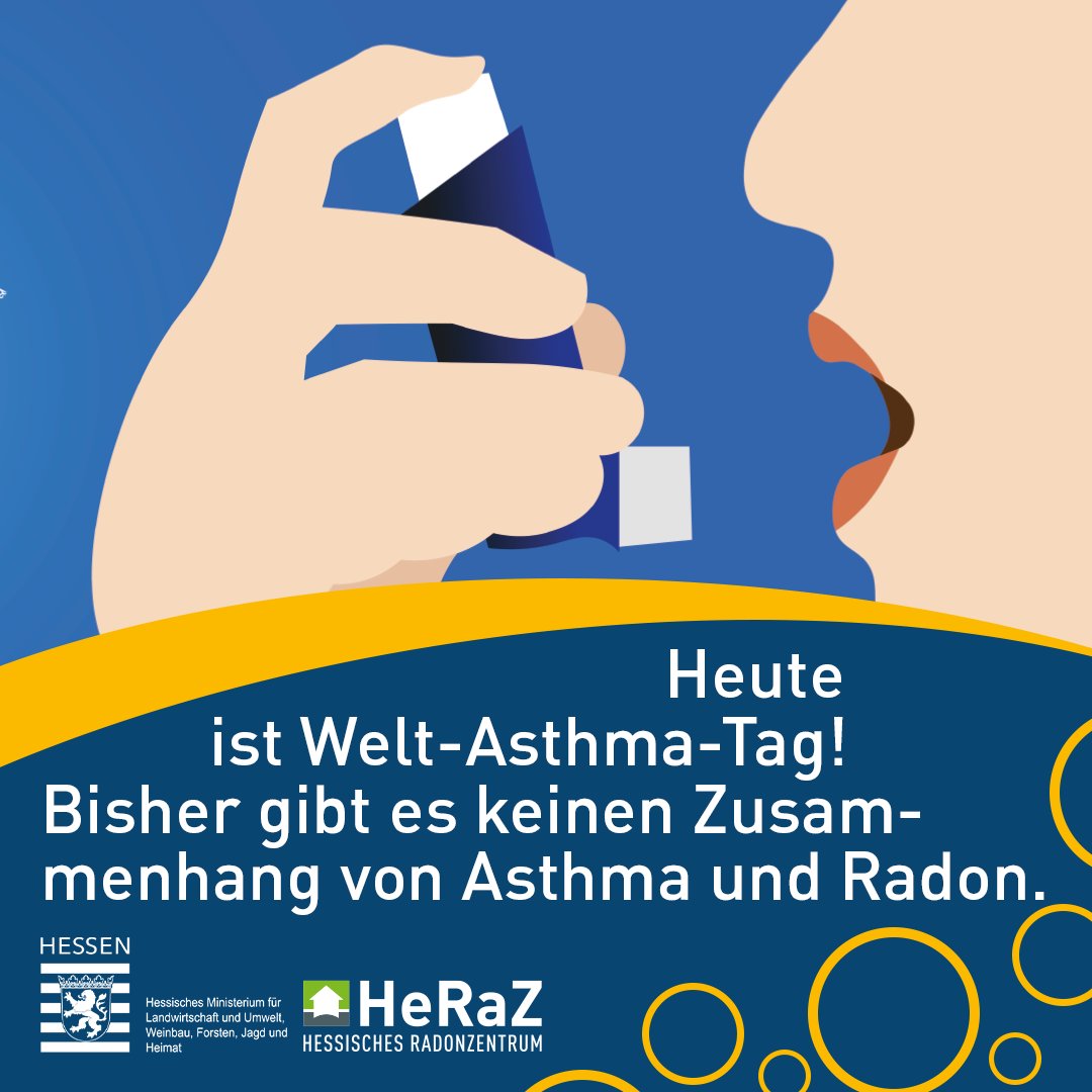 Hessisches Radonzentrum (@radonzentrum) on Twitter photo Bisher gibt es keinen wissenschaftlich gesicherten Beweis, dass #Radon #Asthma verursacht oder verschlimmert. Studien haben untersucht, ob es einen Zusammenhang gibt – es wurden zwar Hinweise auf eine mögliche Verbindung gefunden, diese waren aber nicht statistisch signifikant. Bisher gibt es keinen wissenschaftlich gesicherten Beweis, dass #Radon #Asthma verursacht oder verschlimmert. Studien haben untersucht, ob es einen Zusammenhang gibt – es wurden zwar Hinweise auf eine mögliche Verbindung gefunden, diese waren aber nicht statistisch signifikant.