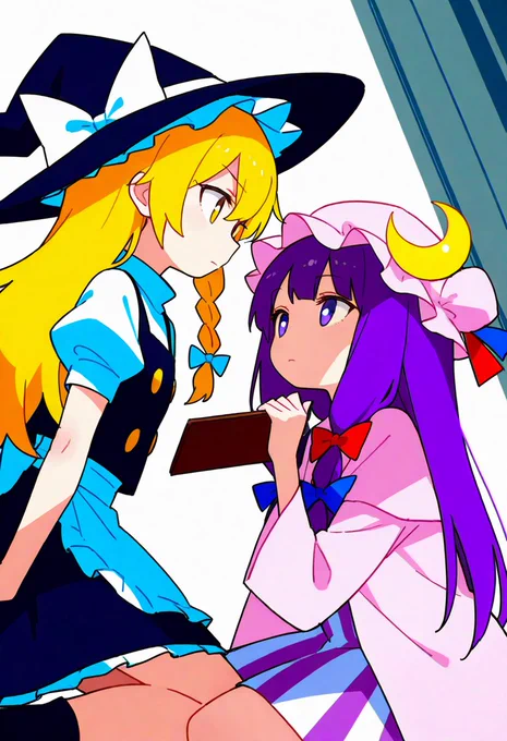 魔理沙とパチュリー 