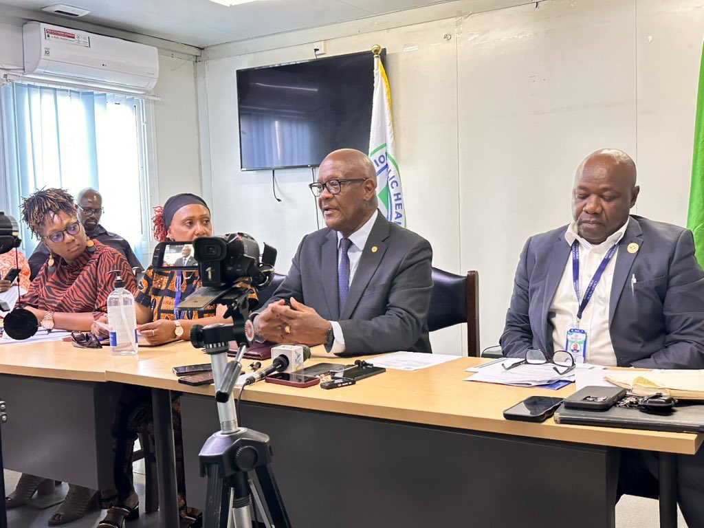 MoH (@mohs_sl) on Twitter photo Happening now! frank exchanges between the media, health workers & <a href="/DembyAustin/">Austin Demby</a> at a press conference organized by #NPHA to provide critical updates & #MoH’s plans to fight against the ongoing #Mpox virus. As cases continue to rise, MoH is working tirelessly to end transmission. Happening now! frank exchanges between the media, health workers & <a href="/DembyAustin/">Austin Demby</a> at a press conference organized by #NPHA to provide critical updates & #MoH’s plans to fight against the ongoing #Mpox virus. As cases continue to rise, MoH is working tirelessly to end transmission.