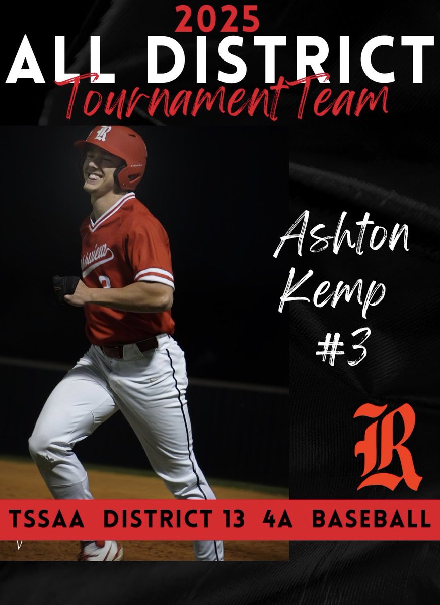 RHShawkbaseball's tweet photo. Congratulations to Ashton Kemp (‘25) on All-District Tournament Team honors

@ashtonkempp https://t.co/jZdgOcC9vC