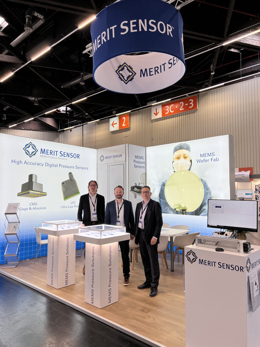 MeritSensor's tweet image. Join us this week at the Sensor + Test European Measurement Fair in Nuremberg, Germany. Be sure to stop by the MERIT SENSOR booth, #1-506 to meet our team and discover our latest cutting-edge pressure sensor technology. Learn more about #MeritSensor&apos;s tailored solutions for a…