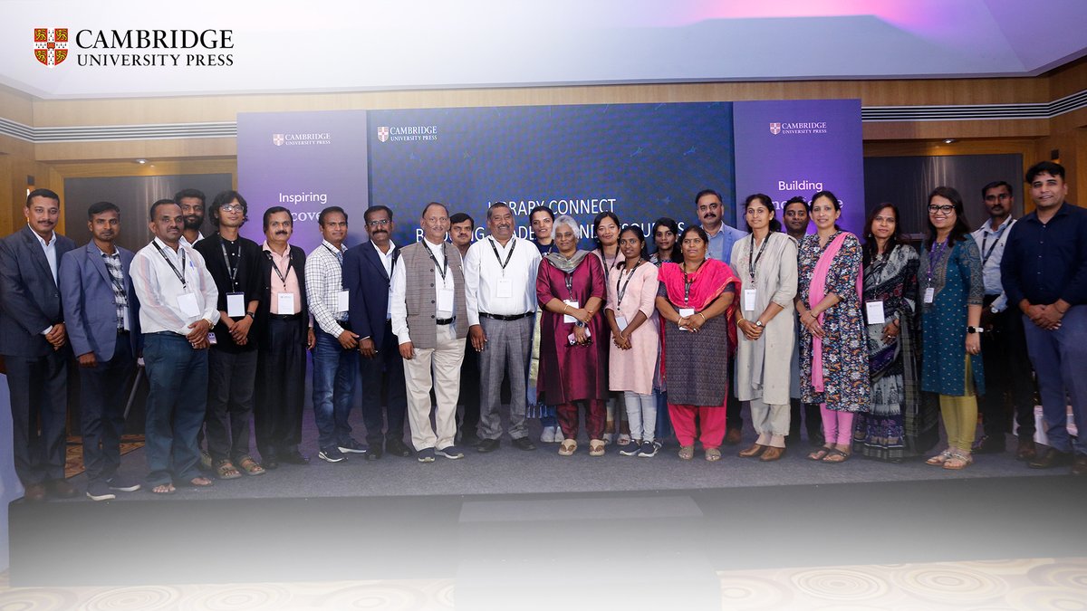 CambridgeSAsia's tweet photo. Two days. Two key events. One shared mission — empowering India’s academic &amp; research community.
From ONOS &amp; open access to deeper research impact — #LibraryConnect &amp; #ResearchersFirst in Bengaluru sparked powerful conversations &amp; partnerships.
#CambridgeUniversityPress https://t.co/mjvwPPVmbl