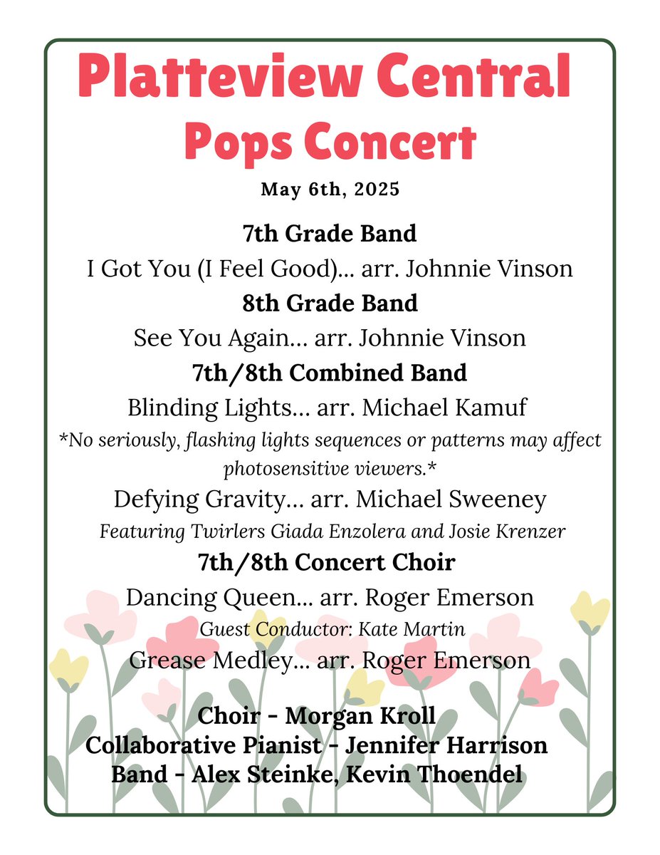 Platteview Trojan Band tweet media