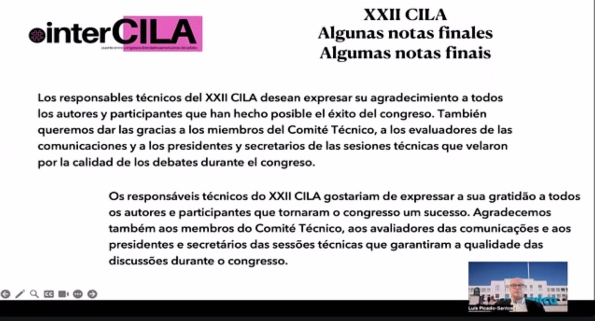 #Carreterasyalgomas Andrea Peris (@perisandru) on Twitter photo El Dr. Ing <a href="/picadosantos/">Luis Picado-Santos</a> enfatiza en notas finales que los responsables técnicos agradecen a todos los que hicieron posible el éxito del congreso <a href="/XXIICILA/">XXII CILA</a>
<a href="/interCILA/">inter CILA</a> <a href="/GPEE_Py/">Grupo Paraguay Eventos & Emprendimientos</a> <a href="/apc_py/">Asociación Paraguaya de Carreteras</a> <a href="/ComAsfalto/">ComPermAsfalto</a> El Dr. Ing <a href="/picadosantos/">Luis Picado-Santos</a> enfatiza en notas finales que los responsables técnicos agradecen a todos los que hicieron posible el éxito del congreso <a href="/XXIICILA/">XXII CILA</a>
<a href="/interCILA/">inter CILA</a> <a href="/GPEE_Py/">Grupo Paraguay Eventos & Emprendimientos</a> <a href="/apc_py/">Asociación Paraguaya de Carreteras</a> <a href="/ComAsfalto/">ComPermAsfalto</a>
