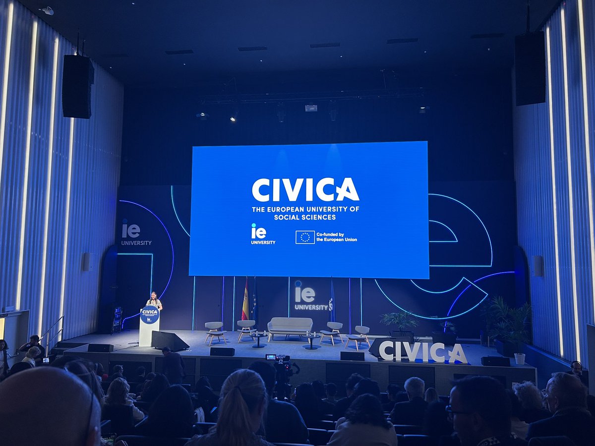 Sciences Po (@sciencespo) on Twitter photo Live from @ieuniversity for the <a href="/CIVICA_EU/">CIVICA The European University of Social Sciences</a> Global Forum 2025!
Leading European universities, academia, industry, policymakers and civil society are fostering dialogue on innovation in higher education in a digitalised and interconnected society. Live from @ieuniversity for the <a href="/CIVICA_EU/">CIVICA The European University of Social Sciences</a> Global Forum 2025!
Leading European universities, academia, industry, policymakers and civil society are fostering dialogue on innovation in higher education in a digitalised and interconnected society.